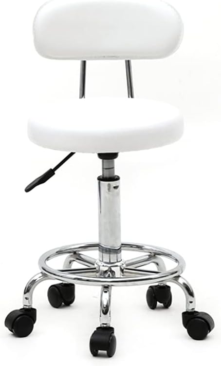 Silla de salón con ruedas, silla ajustable con tecnología de pestañas con