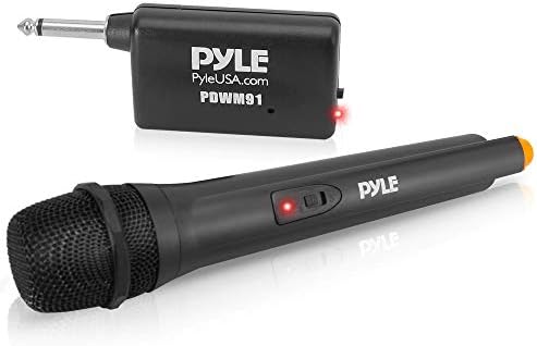 Sistema de micrófono inalámbrico VHF portátil funciona con pilas juego de