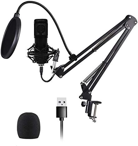 Micrófono USB, micrófono condensador de computadora, micrófonos para j -  VIRTUAL MUEBLES