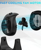 LifePlus Combo de ventilador de calentador 2 en 1, ventilador de escritorio de - VIRTUAL MUEBLES