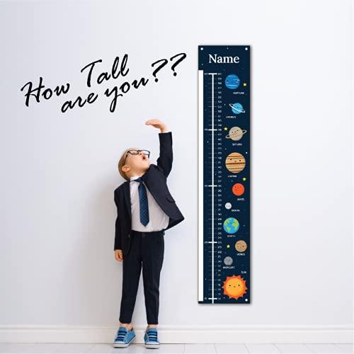 Tabla de crecimiento de lienzo personalizada para niños, tabla de altura, - VIRTUAL MUEBLES