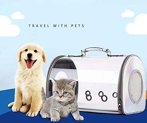 Honhan Bolso de viaje transparente para mascotas, para cachorros, perros,