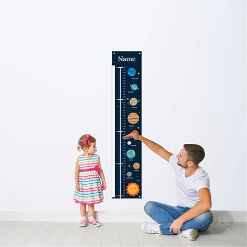 Tabla de crecimiento de lienzo personalizada para niños, tabla de altura, - VIRTUAL MUEBLES