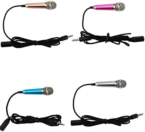4 piezas mini micrófono portátil vocal micrófono mini karaoke micrófono para