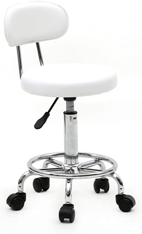 Silla de salón con ruedas, silla ajustable con tecnología de pestañas con