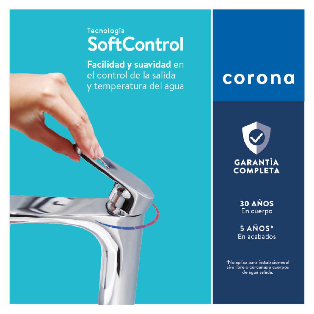 Grifería Lavamanos Corona Monocontrol Thames Alta - VIRTUAL MUEBLES