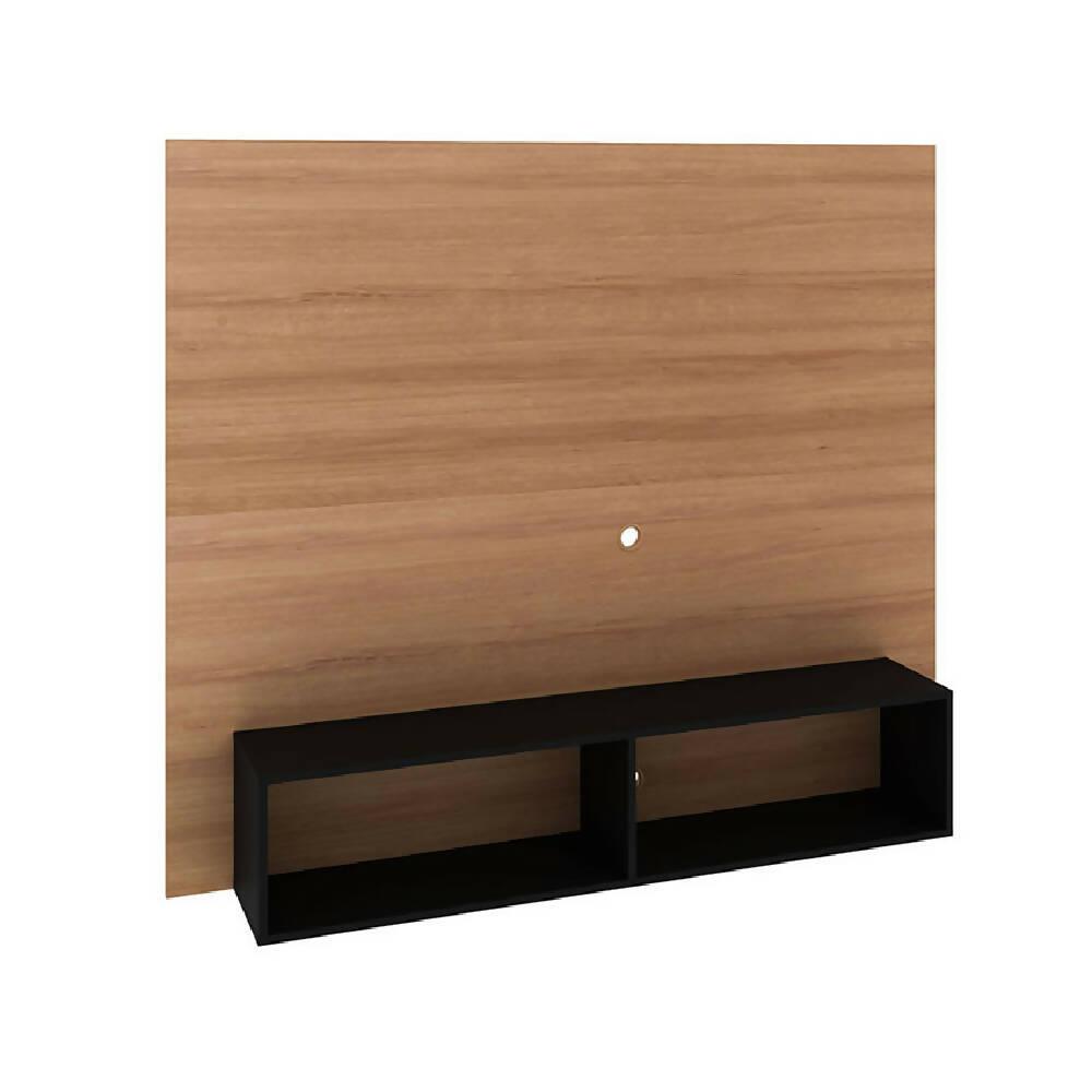 Panel Para Tv Esperanza Almendra/Negro - VIRTUAL MUEBLES