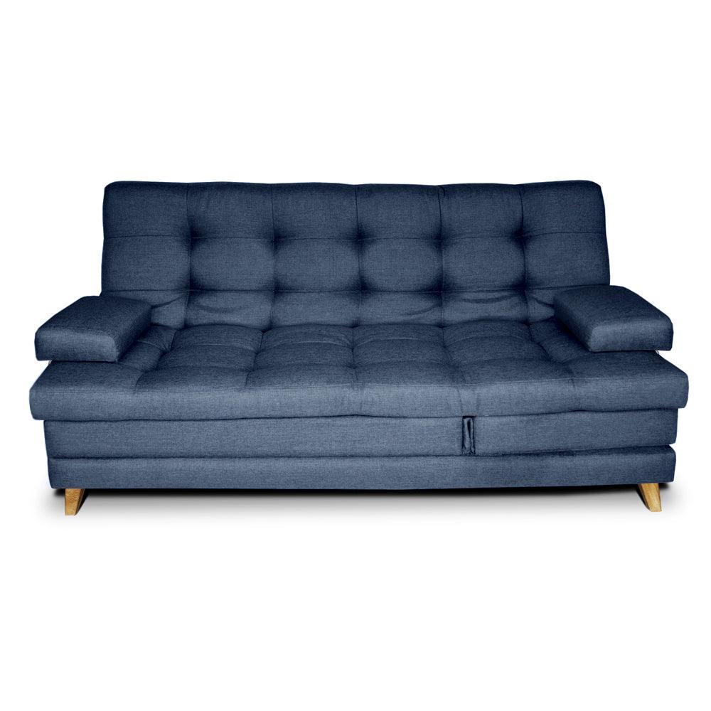 Sofácama Balmain Multifuncional Tela Plomo - VIRTUAL MUEBLES