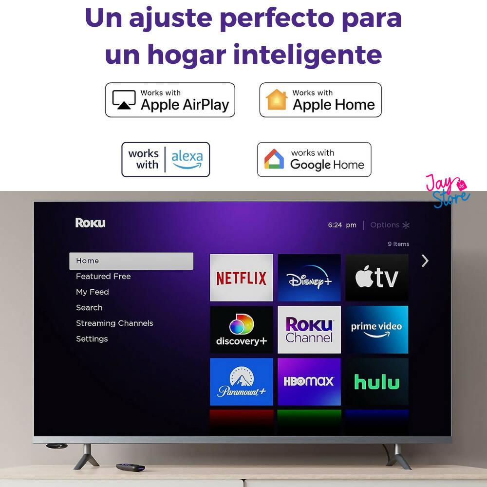 Roku Express TV 4K+ HDR Control Por Voz Reproductor Streaming - Convertidor a Smart TV
