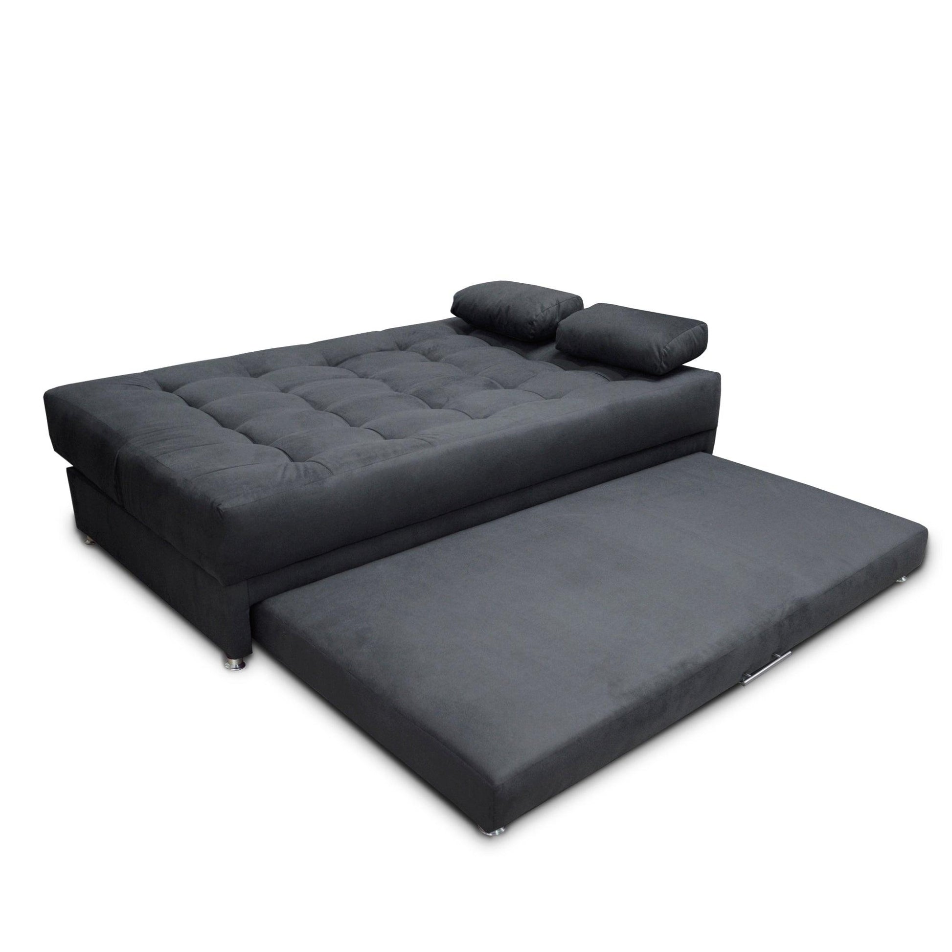 Sofacama Tarima Matter Tela Gris - VIRTUAL MUEBLES