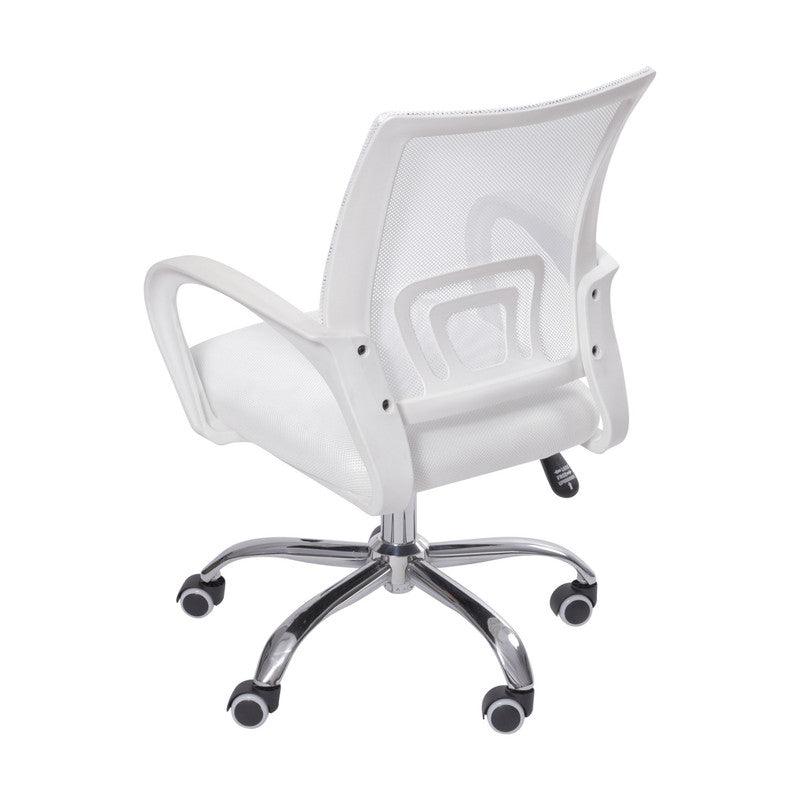 Kit Por 2 Silla Para Oficina Escritorio Ergonómica - Blanca - VIRTUAL MUEBLES
