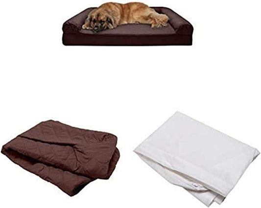 Paquete para mascotas sofá acolchado de espuma viscoelástica Jumbo Plus, funda