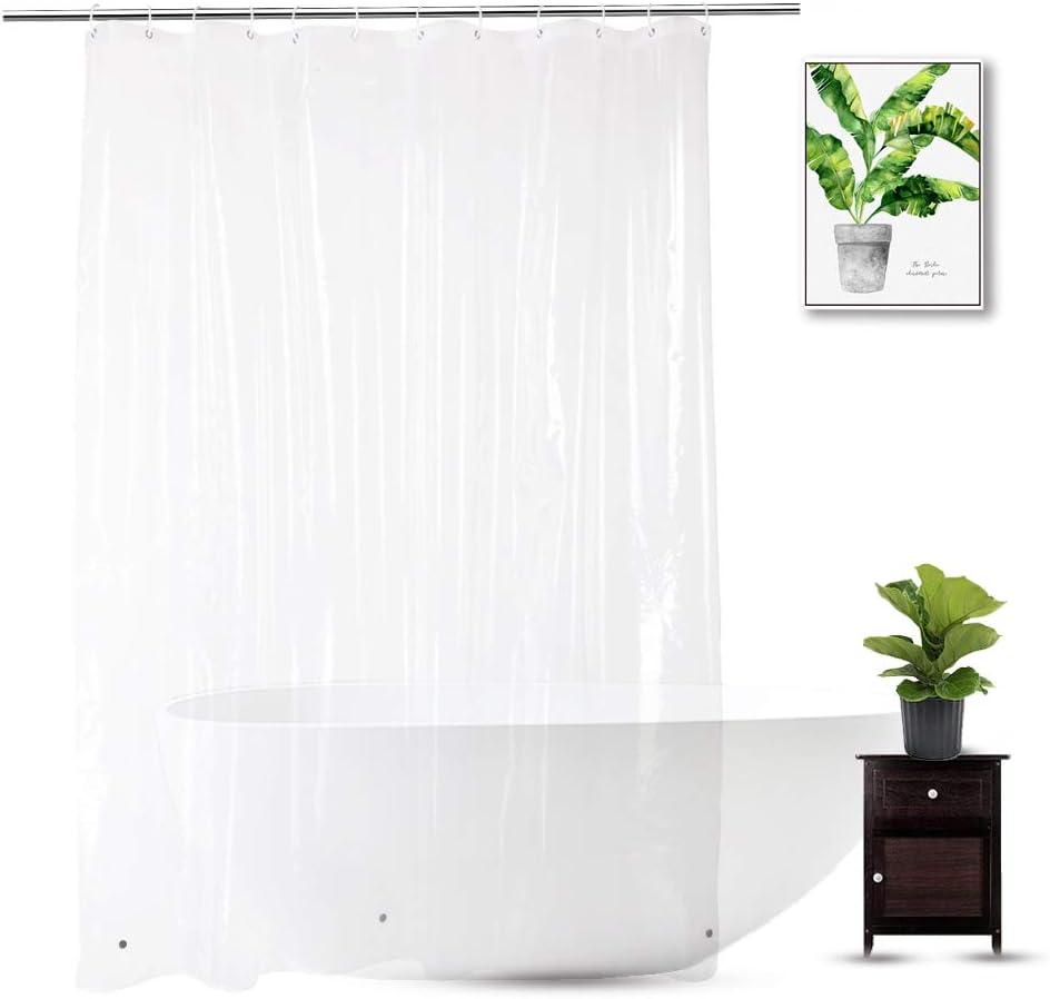 red Revestimiento de cortina para cabina de ducha pequeña para baño, tamaño  estrecho de 31 W X 71 H, revestimiento de cortina para cabina de ducha  transparente resistente al agua YONGSHENG 1327533627689