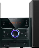 Sistema de estante estéreo para el hogar con Bluetooth, reproductor de CD, - VIRTUAL MUEBLES