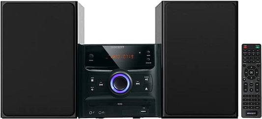 Sistema de estante estéreo para el hogar con Bluetooth, reproductor de CD, - VIRTUAL MUEBLES