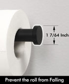 Soporte de papel higiénico negro, soporte para papel de baño, rollo de papel - VIRTUAL MUEBLES