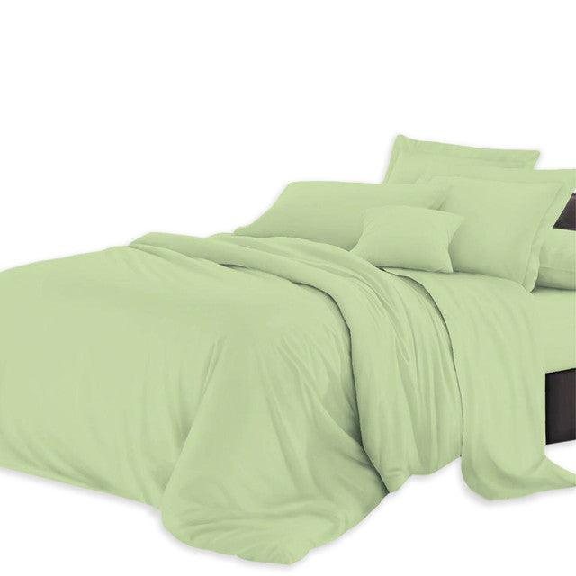 Sabanas Microtex Unicolor Verde Semidoble - VIRTUAL MUEBLES