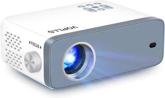 Mini proyector, 1080P Full HD, proyector de video portátil para cine en casa al