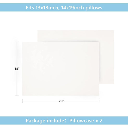 Paquete de 2 fundas de almohada para niños pequeños con cierre de sobre, 13 x - VIRTUAL MUEBLES