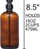 Dispensador de jabón y loción (paquete de 2 unidades), color café - VIRTUAL MUEBLES