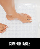 Gorilla Grip Alfombrilla para bañera 35 x 16, lavable a máquina, - VIRTUAL MUEBLES
