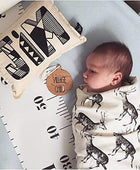 Tabla de crecimiento del bebé, regla para decoración de pared para niños, lona