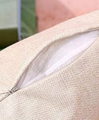 Funda de almohada de lino para bebé, diseño de acuarelas, lazos blancos, caña