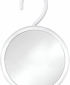 Espejo de afeitado redondo sin niebla colgante con gancho giratorio de 360 para - VIRTUAL MUEBLES