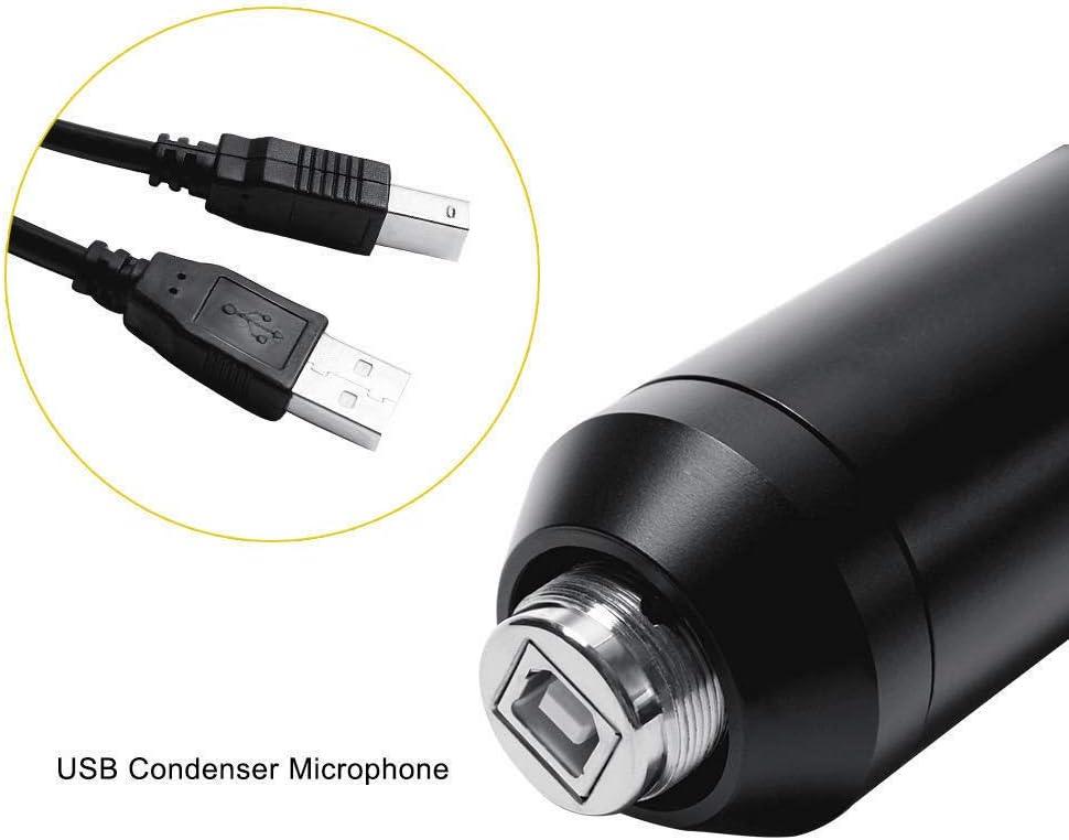 MICRÓFONO USB DE CONDENSADOR PARA PC – Aeromall – Tu Centro