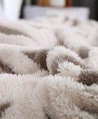 Manta de vellón sherpa, suave y mullida, manta de doble cara, cobija para cama,