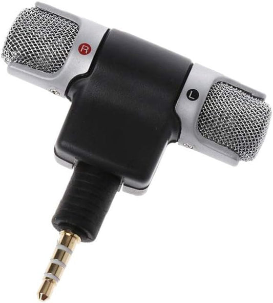 1 unids mini 0.138 in jack micrófono estéreo condensador micrófono para