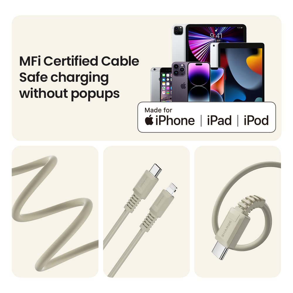 Cargador de iPhone con certificación MFi USB C a luz Ning, cable de ca -  VIRTUAL MUEBLES