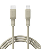 Cargador de iPhone con certificación MFi USB C a luz Ning, cable de carga