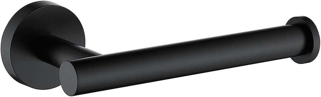 Nolimas Portarrollos de papel higiénico negro mate SUS304 cuadrado de acero  inoxidable para baño, soporte para papel higiénico a prueba de óxido