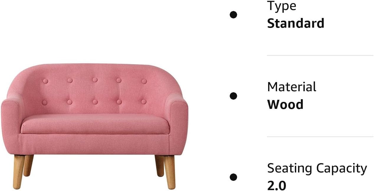 Panana Sofá de dos plazas pequeño tapizado de lino moderno de 2 plazas para  sala de estar, apartamento, espacio pequeño, color crema – Yaxa Store