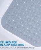 SlipX Solutions Alfombra de baño extra larga que añade tracción antideslizante - VIRTUAL MUEBLES