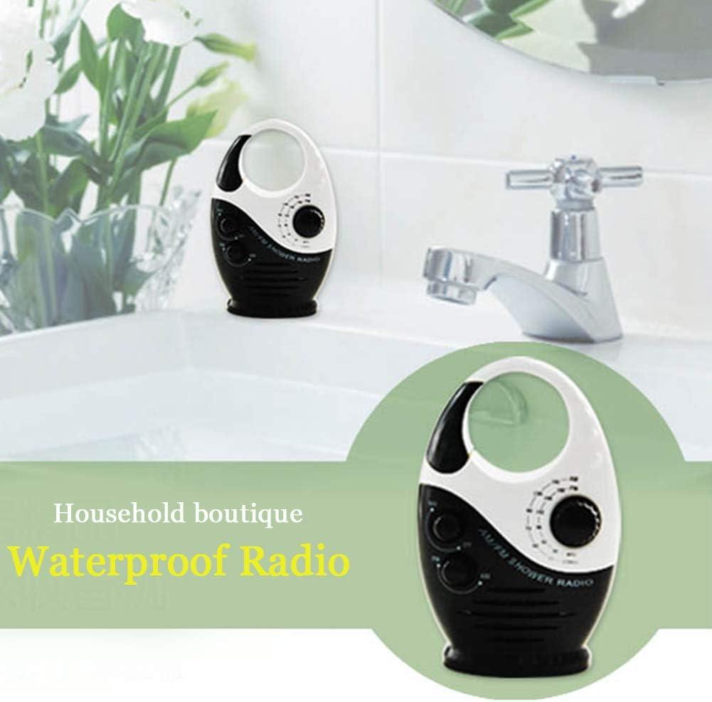 Radio de ducha impermeable 3 V 05 W volumen ajustable ducha AM FM botón altavoz - VIRTUAL MUEBLES