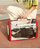 Honhan Bolso de viaje transparente para mascotas, para cachorros, perros,