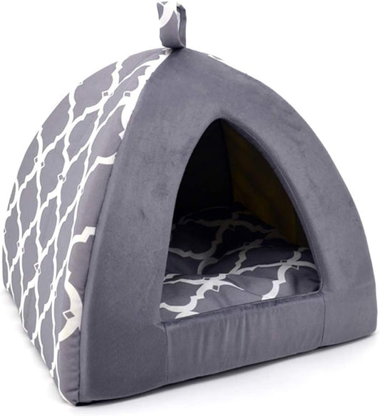 Supplies Tienda de campaña para mascotas con cama suave para perros y gatos