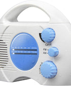 Radio de baño AM FM, reloj de ducha impermeable colgante radio AM FM radio de - VIRTUAL MUEBLES