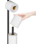 Soporte de papel higiénico para baño, dispensador de rollos de papel higiénico, - VIRTUAL MUEBLES