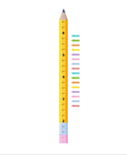 Imagine Signs Gráfico de crecimiento de lápiz, amarillo con flechas de - VIRTUAL MUEBLES