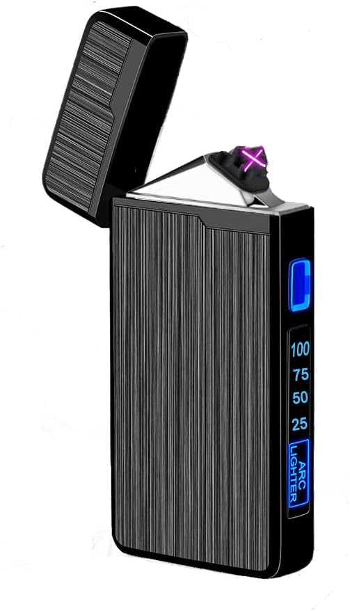 Encendedor Eléctrico De Doble Arco USB De Alta Calidad, Encendedor  Electrónico Recargable A Prueba De Viento, Encendedor De Cigarro De Plasma,  Encendedor Cruzado De Pulso Trueno De 6,75 €