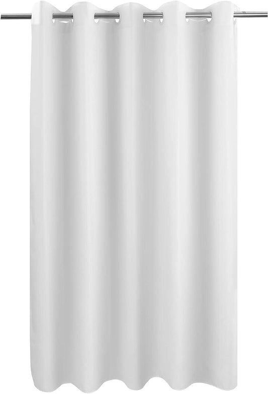 Cortina de ducha de microfibra sin gancho, cortina de ducha de tela impermeable - VIRTUAL MUEBLES