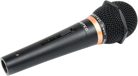 Micrófono de mano dinámico vocal premium con cable XLR desmontable de 19 pies e