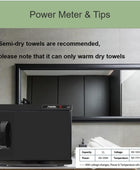 Calentador de toallas calientes, gabinete de toallas calientes de 8 litros de - VIRTUAL MUEBLES
