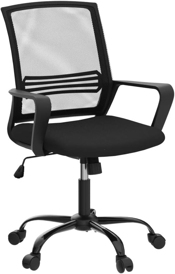 Silla de escritorio de oficina en casa silla ergonómica de oficina con -  VIRTUAL MUEBLES