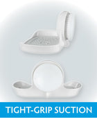 SlipX Solutions Protector de jabón de sujeción fuerte, soporte para jabón con