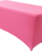 Funda de mesa de elastano para mesas plegables estándar, 6pies, mantel