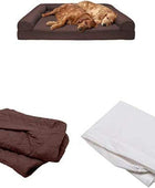 Pet Bundle Jumbo Plus sofá acolchado ortopédico, funda de cama extra para